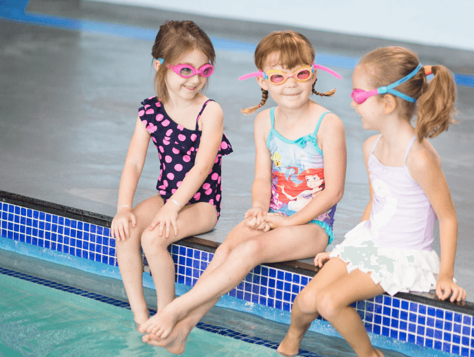 Swimmer in pool